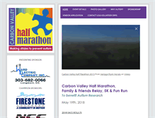 Tablet Screenshot of cvhalfmarathon.org